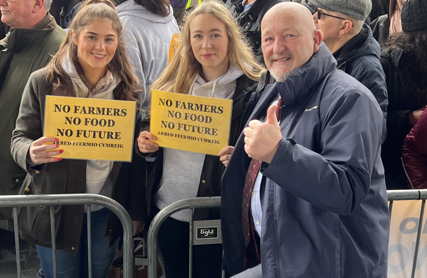 Peter Fox at Farming Protest